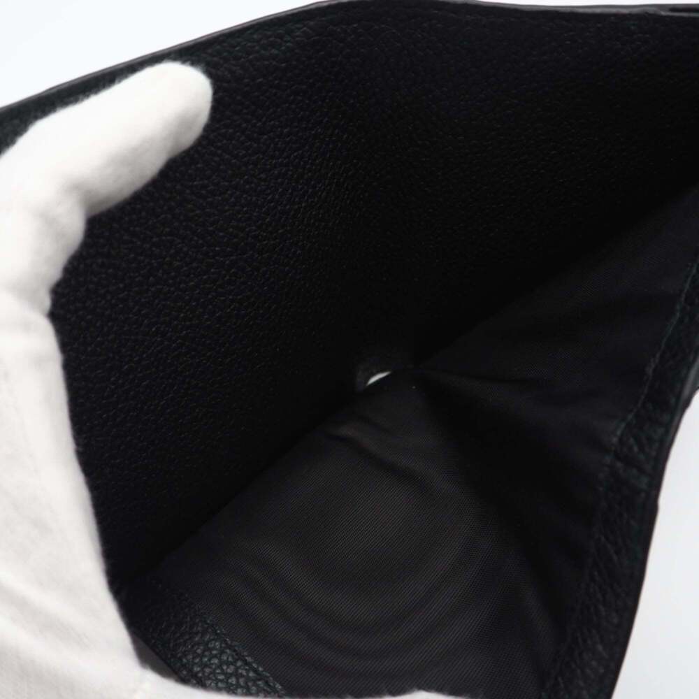 PRADA Vitello Micrograin Triangle Compact Wallet … - image 14